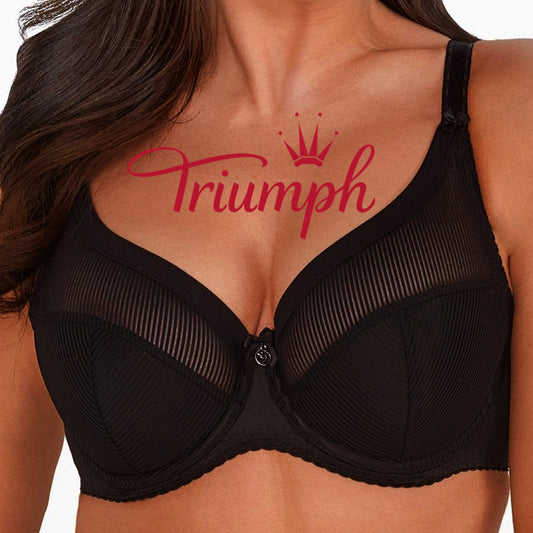 Triumph® 4-paket modrčkov 💖50 % popust ✨ Neverjeten in udoben modrček za večje velikosti, nov model za leto 2025.