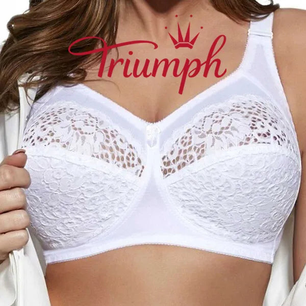 Triumph® – 4-delni modrčki z mehkim vezenjem 💖50 % popusta ✨2025 Novi modrčki za ženske večjih velikosti
